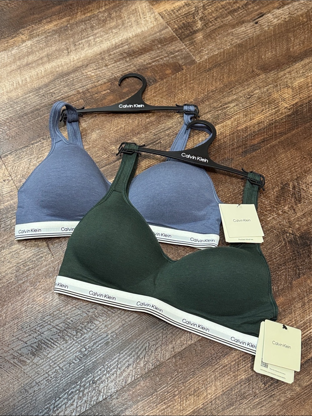Calvin Klein Padded Wirefree Bras NWT